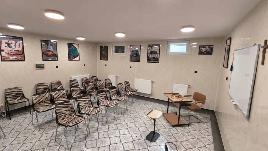 Sala wykładowa Auto Szkoły Grześ - zajęcia teoretyczne
